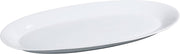 Yanco AC-96 ABCO Fishia Platter, 16" Length, 7.75" Width, 1.25" Height, Porcelain, Super White, Pack of 12