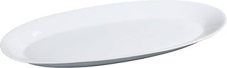 Yanco AC-96 ABCO Fishia Platter, 16" Length, 7.75" Width, 1.25" Height, Porcelain, Super White, Pack of 12