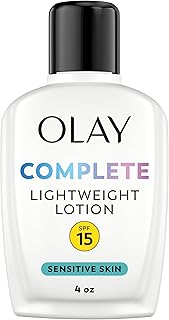Olay Face Moisturizer, Complete All Day Moisturizer With Sunscreen Broad Spectrum SPF 15 - Sensitive, 4 fl. Oz, 1 unit