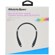 MobileSpec Premium Stereo Bluetooth Headphones - Black by Mobile Spec – Universal, Plastic, Black, Model MBS11182
