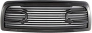 Paragon Front Grille for 2009-12 Dodge Ram 1500 - Gloss Black RAM Style Full Grill Grilles