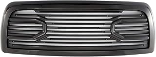 Paragon Front Grille for 2009-12 Dodge Ram 1500 - Gloss Black RAM Style Full Grill Grilles