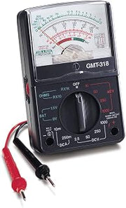 Gardner Bender GMT-318 Analog Multimeter, 6 Function, 14 Range, AC / DC Volt, 500V