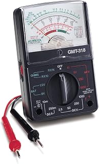 Gardner Bender GMT-318 Analog Multimeter, 6 Function, 14 Range, AC / DC Volt, 500V
