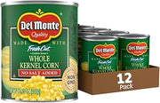Del Monte Whole Kernel Gold Corn No Salt Added, 8.75-Ounce (Pack of 12)