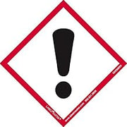 Labelmaster GHIS0093 GHS Label, Exclamation Mark, PVC-Free Film, 101 mm x 101 mm (Pack of 50)