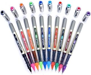 Uni-Ball EYE UB-157 Rollerball Pen 0.7mm Ball [Pack of 10] One of each colour