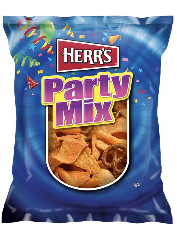 Party Mix 4.5 oz. Bags - 3 / Case by HERR'S – Single Serve