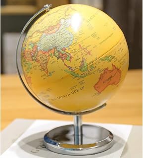 Retro Mini Globe Office Desktop Globe with Alloy Base 5. 5 Inch...(Small a)