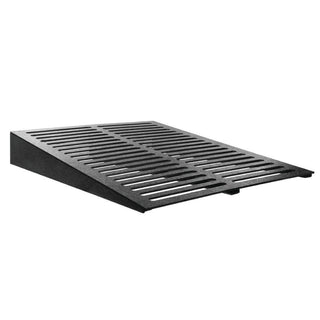 Deli Riser ABS Slotted Slant Riser - 30" L x 24" W x 5" H by HUBERT – Plastic, Black, Model RSR STYLE1 BLK.