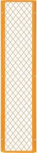 Global Industrial Machinery Wire Fence Partition Panel, 1' W