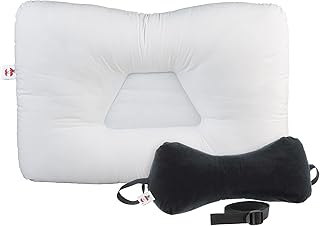 Core Products Tri-Core Cervical Pillow, Standard, Full-Size Sleep Log Bone Shaped Chiropractic Neck and Back Pillow, 15"x7"x7
