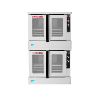 Blodgett Zephaire Double Full Size Natural Gas Convection Oven by Generic – 1095.0 pounds, Stainless Steel, Silver, Model ZEPH-100-G-ES DBL
