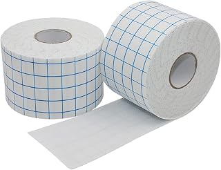 Cover Roll Stretch By COMOmed-Non Woven Dressing Retention Tape-Roll Stretch Adhesive Bandage Tape-2 Inch x 10Yards*2pcs
