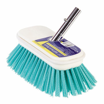 7.5" Stiff Cleaning Brush - Green by Swobbit – 4.5-inch Combi, Plastic, Blue, Model SW77355