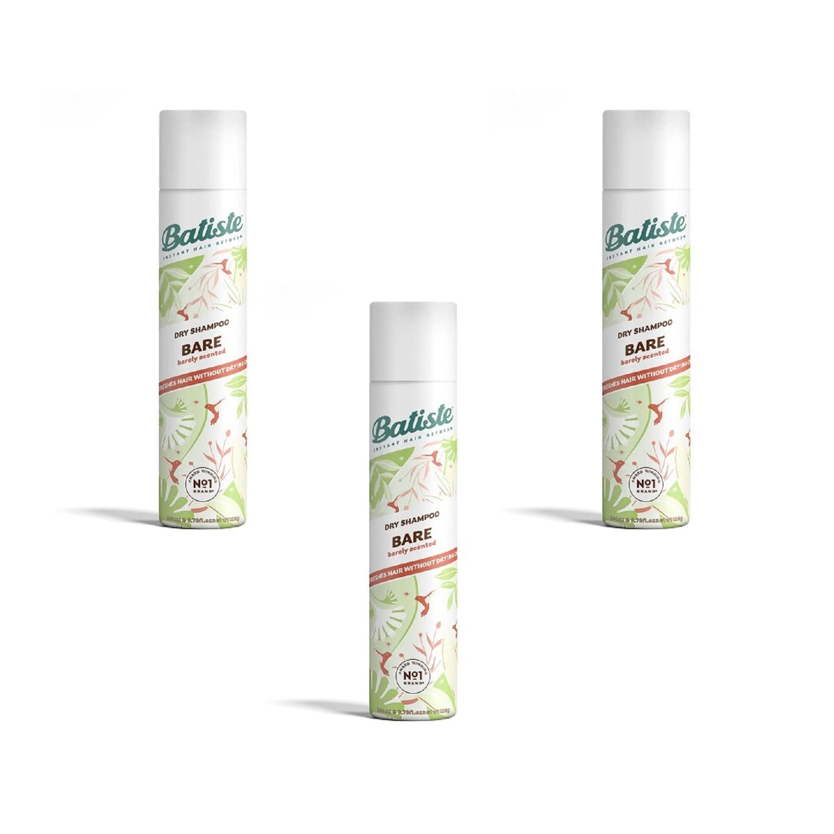 Shampoo Dry Bare 6.73 Ounce (200ml) (3 Pack) by Batiste – 6.73 Fl Oz (Pack of 3), Pack of 3, Model 52983