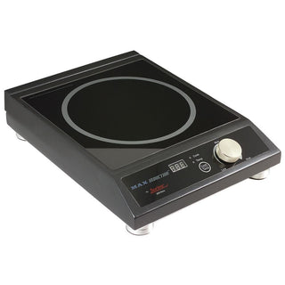 Spring USA Max Induction™ 1800 Watt Countertop Induction Range - 16"L x 12 1/2"W x 3 1/2"H by SPRING USA CORP. – Stainless Steel, Silver, Model 840768103830