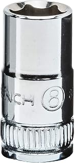 GEARWRENCH 1/4" Drive 6 Pt. Standard Socket, 8mm - 80130