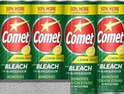 Comet Lemon Cleaner 21 oz each (pack of 4) with pumic Stone
