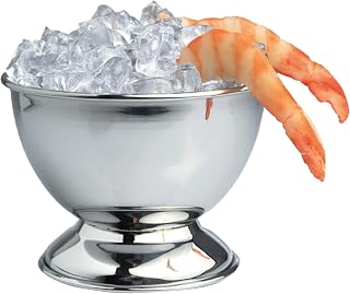 G.E.T. 16 oz Silver Cocktail Serving Stainless Steel Bowl