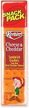 Keebler Sandwich Cheese and Cheddar Sandwich Crackers - 12 count tray, 12 per case