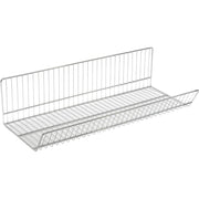 Stackable/Interlocking Wire Storage Bin by Global Industrial – 14"L x 36"W x 9"H, 100.0 pounds, Steel, Chrome, Model 832102