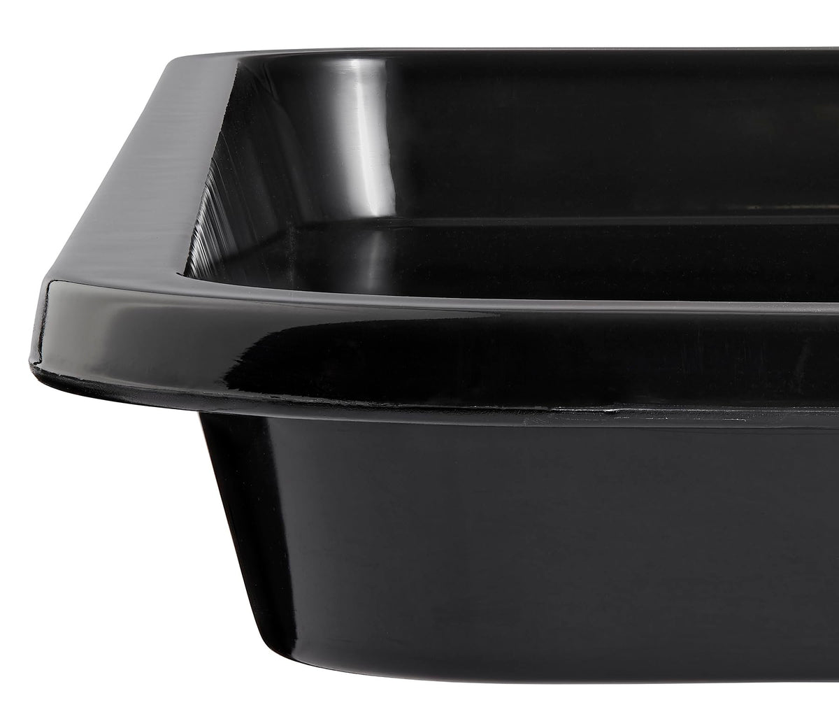 Meat Case Display Tray Black - 26" L x 18" W x 3/4" H by HUBERT – 26" x 18" x 0.8", Black, Model 87056