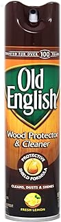 Old English Aerosol Wood Protector & Cleaner, Fresh Lemon 12.5 Ounce.