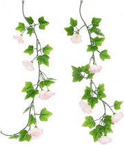 Artificial Flower Garland, Morning Vine, Support Structure, Artificial Morning Vine, Hanging Feature, for Interior Stylists, Style to 2