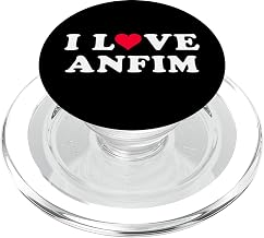 I Love Anfim Matching Girlfriend & Boyfriend Anfim Name PopSockets MagSafe PopGrip for iPhone