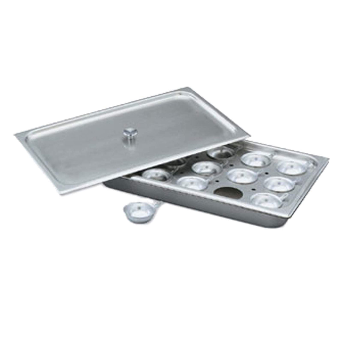 Egg Poacher-Full Size by Vollrath – Stainless Steel, Silver, Model 75060