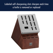 J.A International Graphite 20-pc Self-Sharpening Block Set by HENCKELS – 20-pc, Stainless Steel, Brown, Pack of 20, Model 17633-020