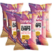 Barnana Himalayan Pink Sea Salt / 5 Count (Pack of 1) / 1 Dried Banana Chips