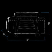 3B Ultimate Griddle Cover by PIT BOSS – 3-Burner", Polyester, Black, Model 32122