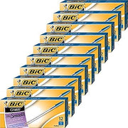 BIC Cristal Xtra Smooth Ball Pen 12Count Medium Point 1.0mm Blue, 10-DOZEN (MS11BE)