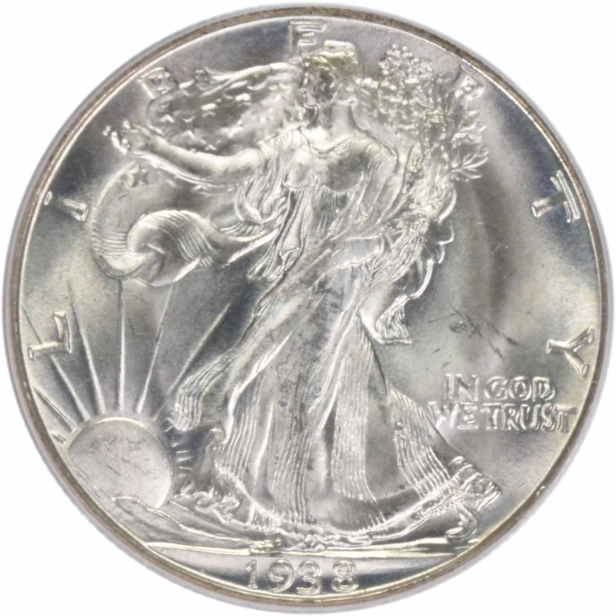 1938 D Walking Liberty Half by Generic – Silver