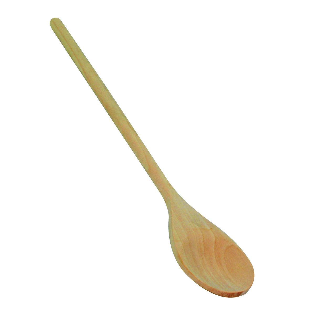 WDSP018 Wooden Spoon 18" OA Length by Thunder Group – 18 inches, Hardwood, White, Model 2898-B