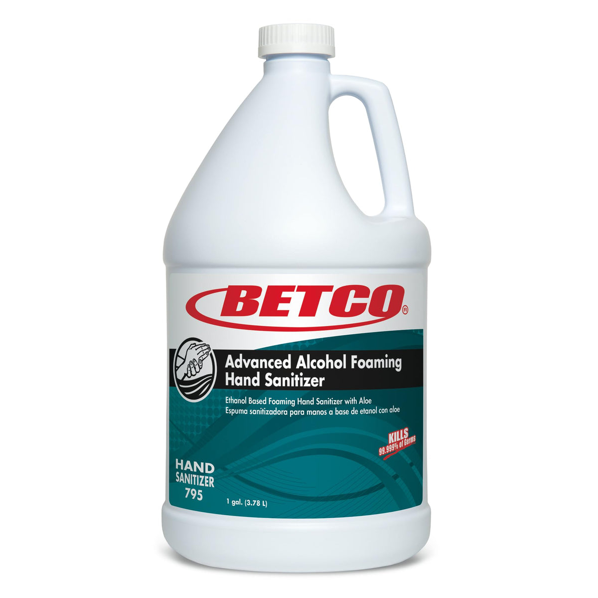 Advanced Alcohol Foaming Hand Sanitizer Refill by Betco – 128 Fl Oz (Pack of 1), Blue