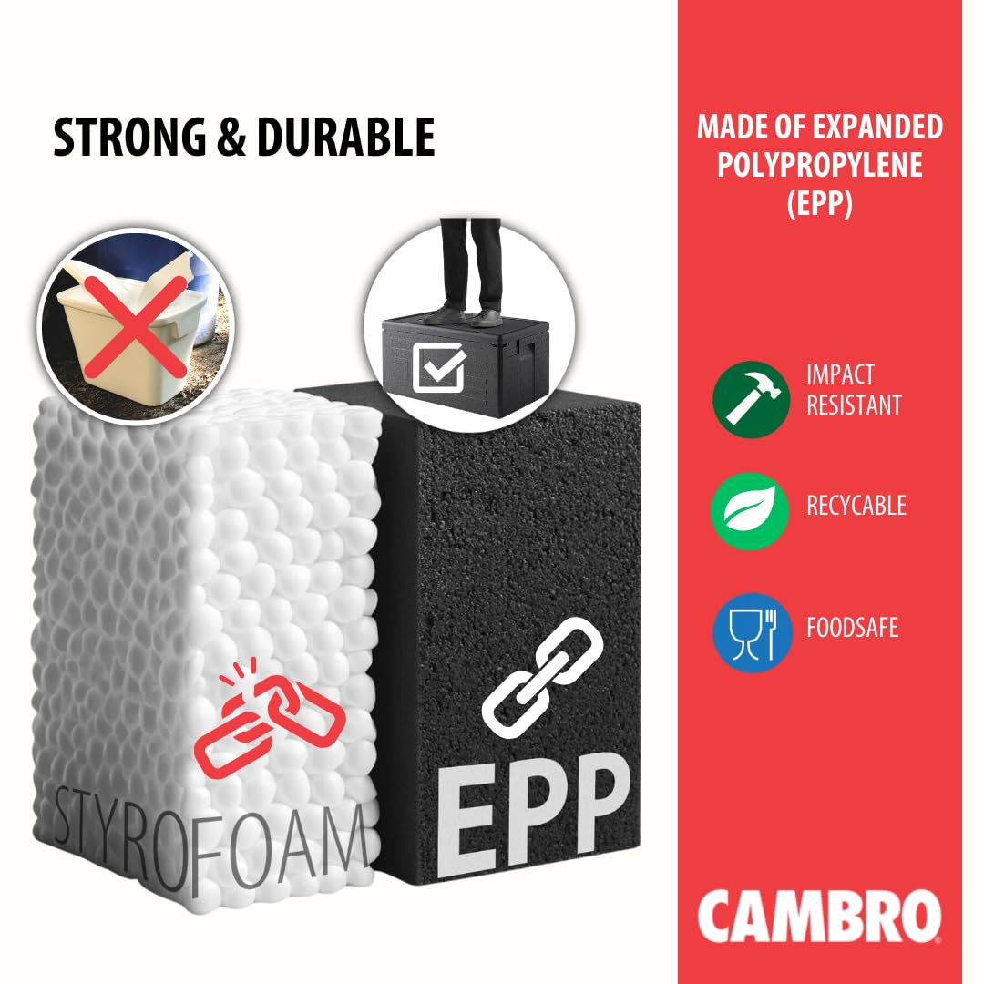 Cambro Pack of 1 / Food Carrier / Black Food & Dish Transport