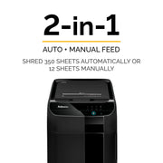 Fellowes Black / 1 / 350-Sheet Shredders