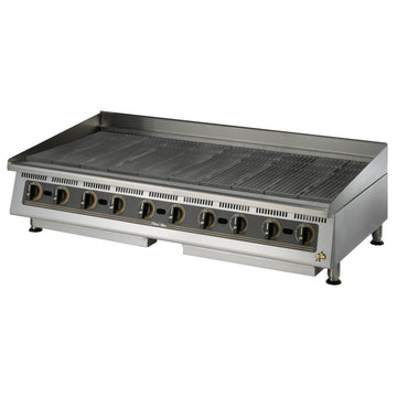 Star Mfg. 60" Radiant Gas Char-Broiler by Ultra-Max – Stainless Steel, Metallic, Model 8160RCB