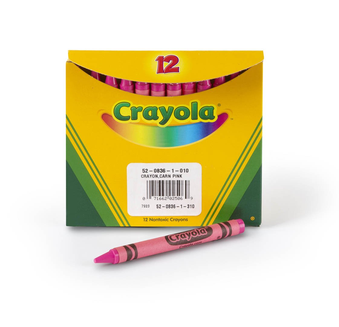 Crayola Carnation Pink / 1 Count (Pack of 1) / classic Crayons