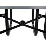 Global Industrial Grey / 81D x 81W x 29.5H in / Industrial Picnic Tables