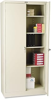 Tennsco 78" High Deluxe Cabinet, 36w x 18d x 78h, Putty