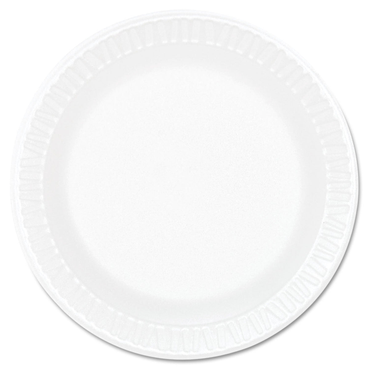 6PWCR Concorde Foam Plate by DART – 9", Polystyrene foam, White, Pack of 1000, Model AmazonUs/ZK364