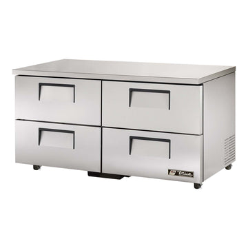 4-Drawer ADA Compliant 15.5 Cu Ft Undercounter Refrigerator by TRUE – Stainless-Steel, Model TUC-60D-4-ADA