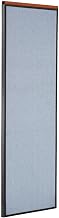 Global Industrial 24-1/4"W x 73-1/2"H Deluxe Office Partition Panel, Blue