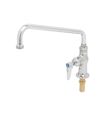 Single Pantry Faucet with Single Hole Base by T&S Brass – not_applicable, Brass, Chrome, Model B-0206