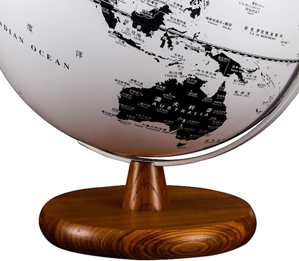 High-Definition Black and White Globe Led Lights Rotating... by xdgFHsy – One Size, Resin, A, Model xdgFHsy