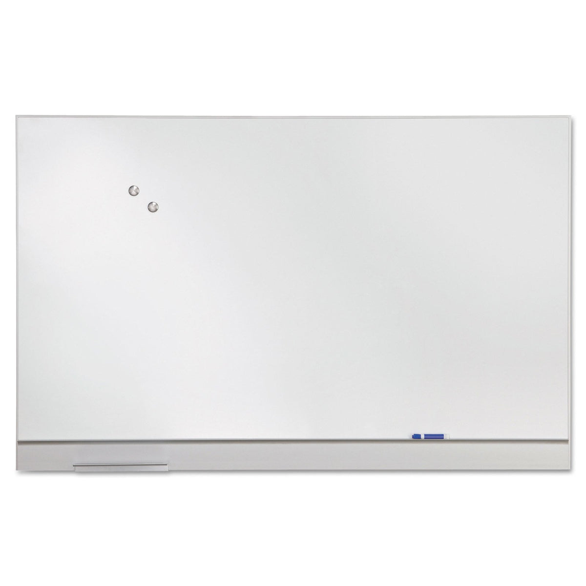 Iceberg Silver, White / 48"W x 32"H / 1 Dry Erase Boards